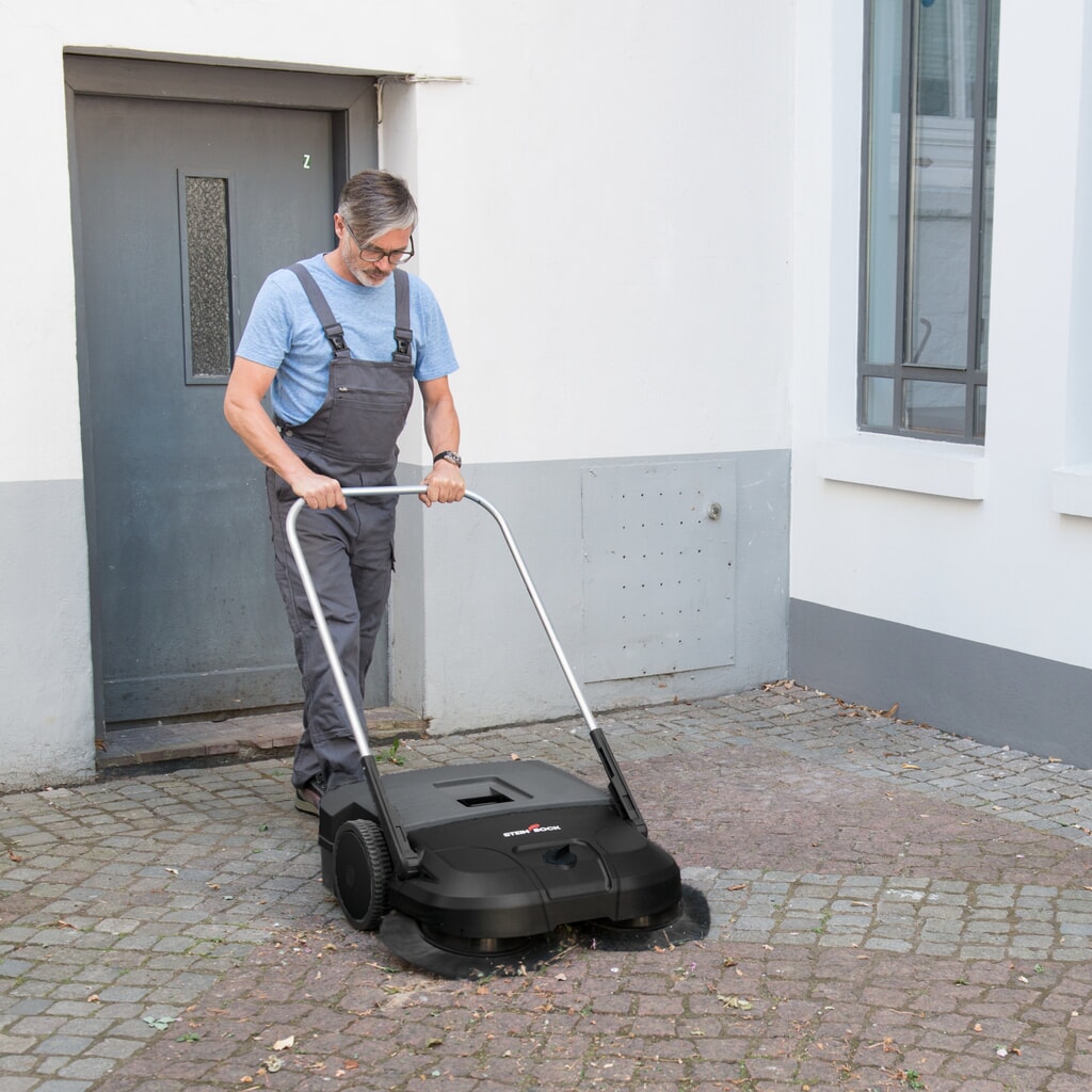 Steinbock® Turbo söprőgép, kézi, söprési szélesség 750 mm, RAL 7016 antracitszürke Termékkép száma 16: Steinbock® Turbo söprőgép, kézi, söprési szélesség 750 mm, RAL 7016 antracitszürke