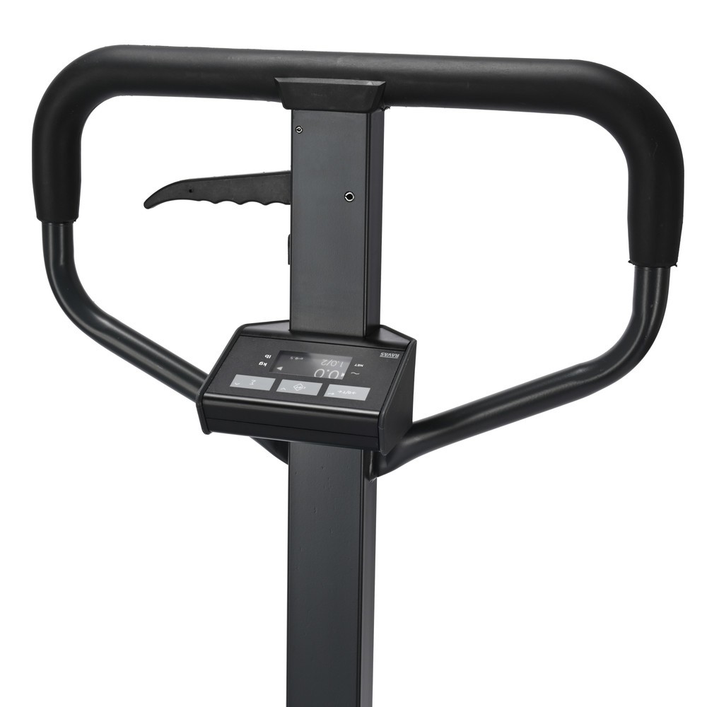 Termékkép száma 7: Ameise® PTM 2.0 Scale mérleges emelőkocsi kijelzővel a kezelőkarfejen, teherbírás 2000 kg, tandem görgők