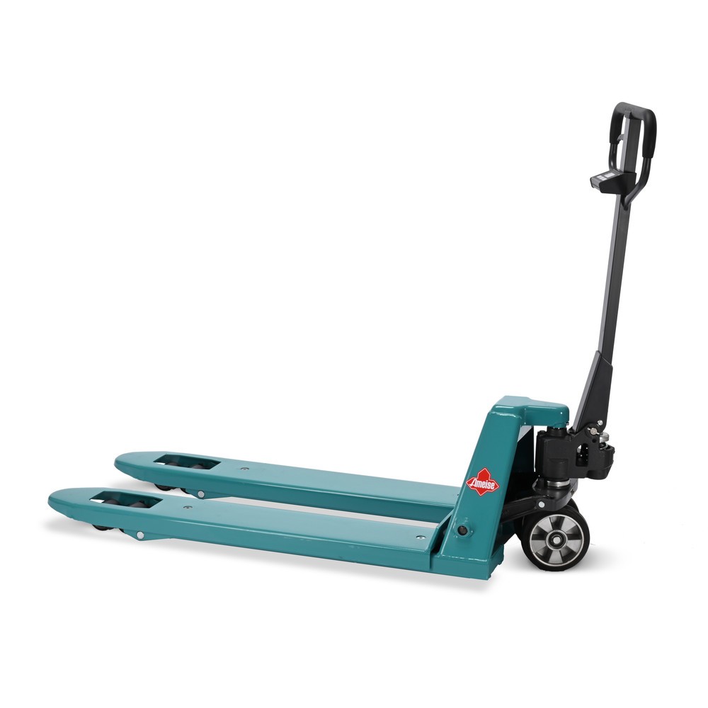 Termékkép száma 8: Ameise® PTM 2.0 Scale mérleges emelőkocsi kijelzővel a kezelőkarfejen, teherbírás 2000 kg, tandem görgők