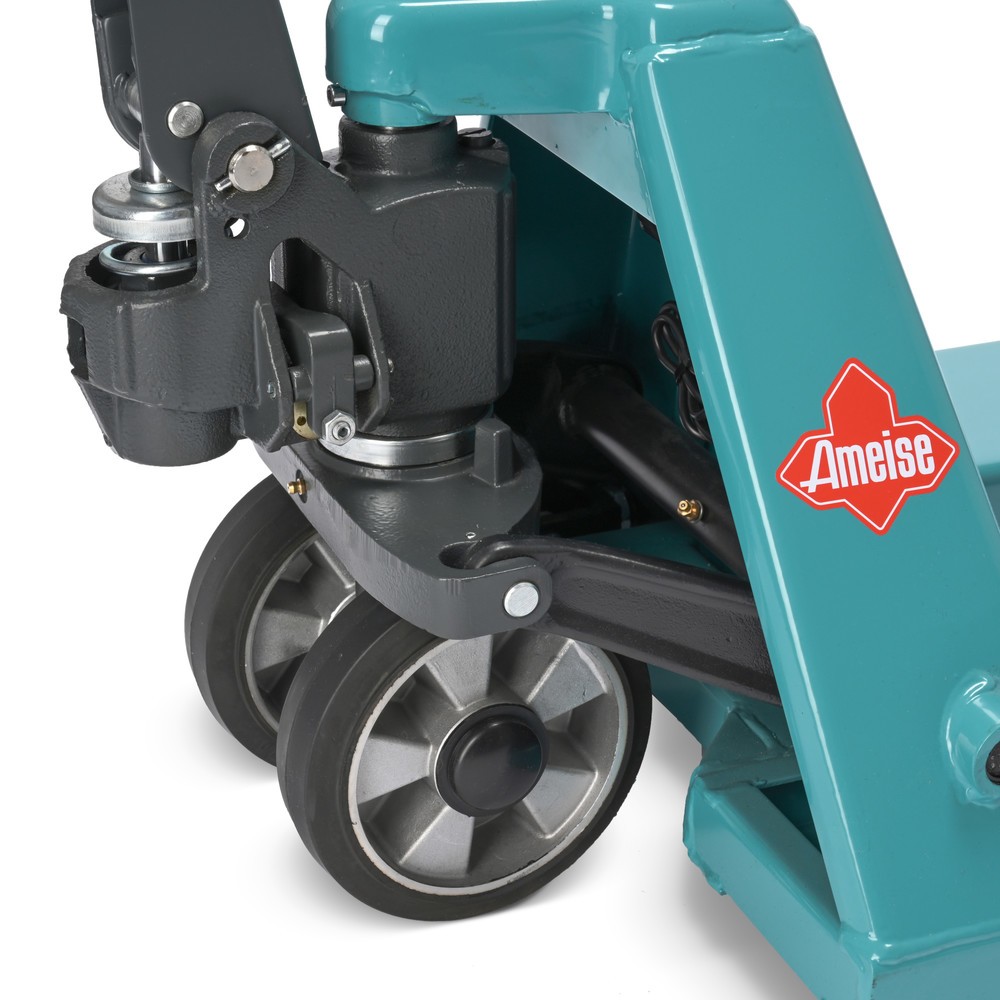 Termékkép száma 8: Ameise® PTM 2.0 Scale mérleges emelőkocsi kijelzővel a kezelőkarfejen, teherbírás 2000 kg, egyszeres görgők